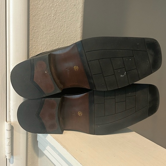 J. Ferrar Black Leather Slip-On Dress Shoes Men’s 9.5M (014-2904) JF DASH - Picture 8 of 10